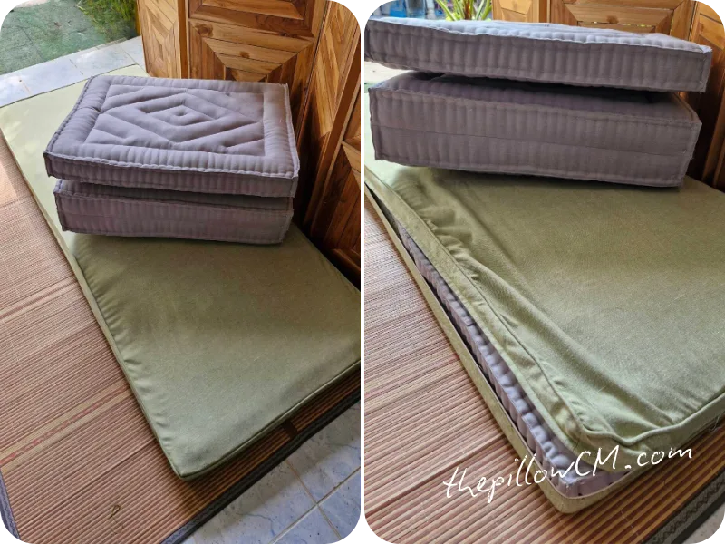 170925 tri fold mattress 06 42 ที่นอนนุ่น 3 พับ
