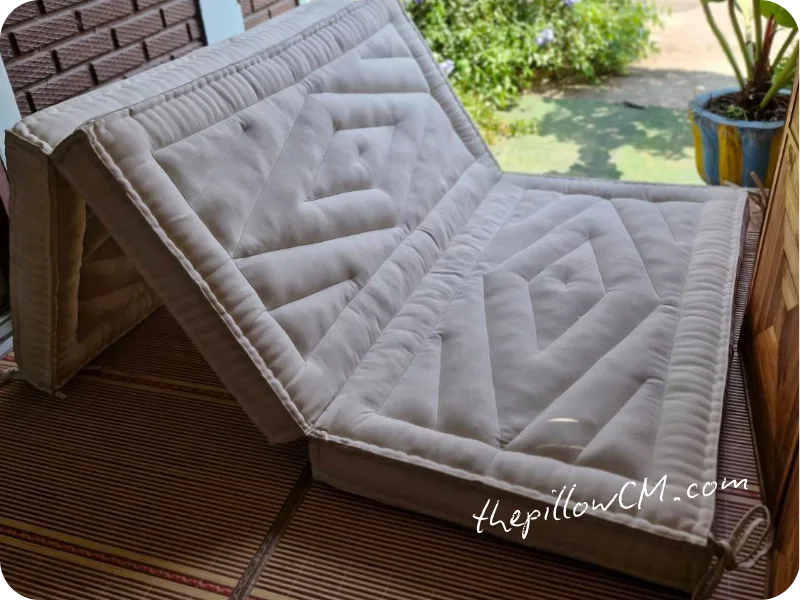 170925 tri fold mattress 4inc 2 29 ที่นอนนุ่น 3 พับ