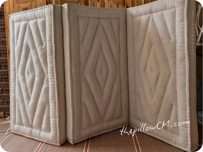 170925 tri fold mattress 4inc 3 30 ที่นอนนุ่น 3 พับ