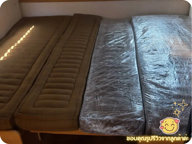 ลูกค้าปลื้ม เบาะนั่ง RV bedding งานสั่งทำพอดีที่นั่ง นอนสบาย
