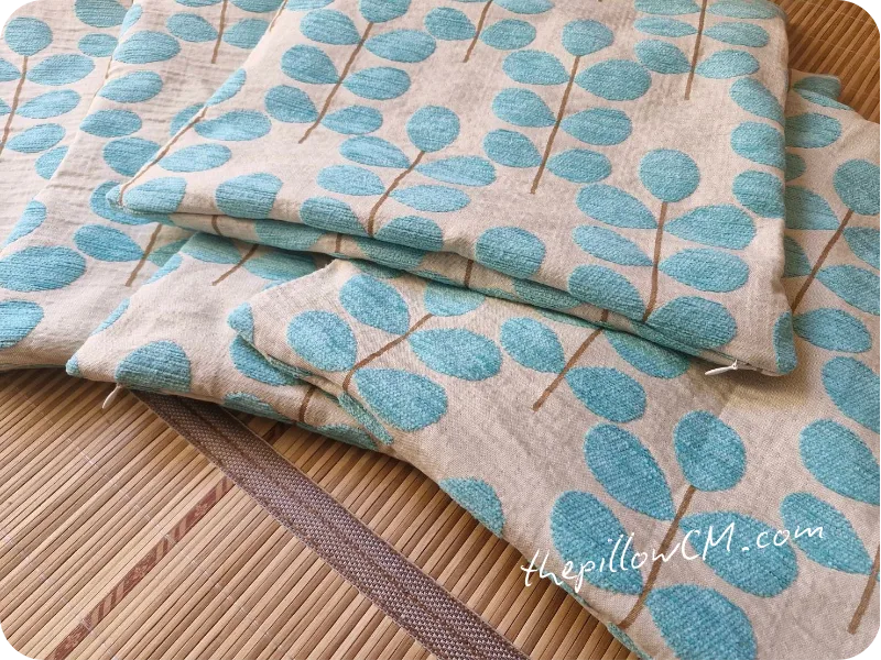 เย็บปลอกหมอนอิงตามขนาด custom size ติดซิปซ่อน ต้องการเย็บแบบไหนคุยกับเราได้