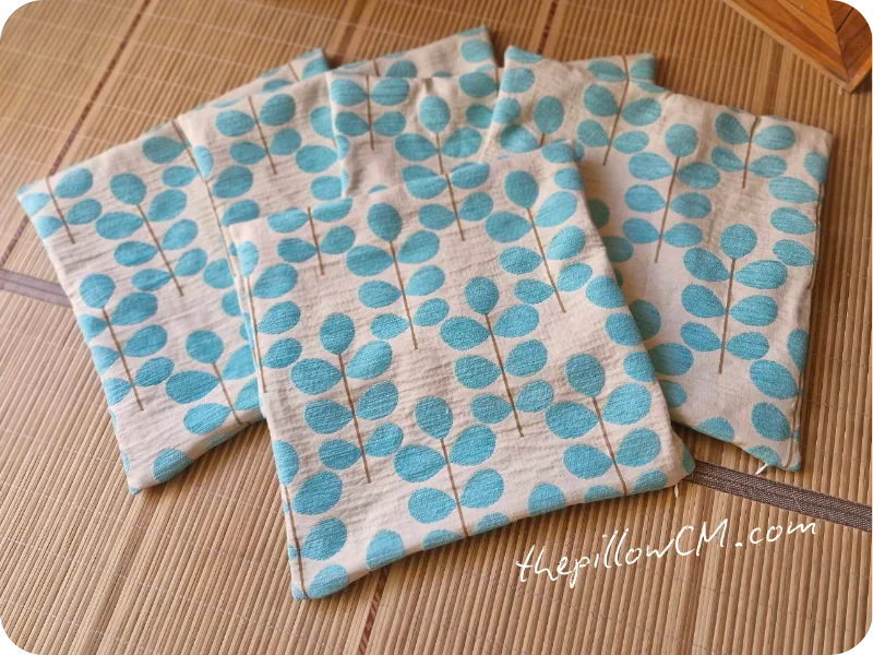 งานเย็บปลอกหมอนอิง เรียบ มินิมอล น่ารักด้วยลายผ้า เย็บธรรมดา