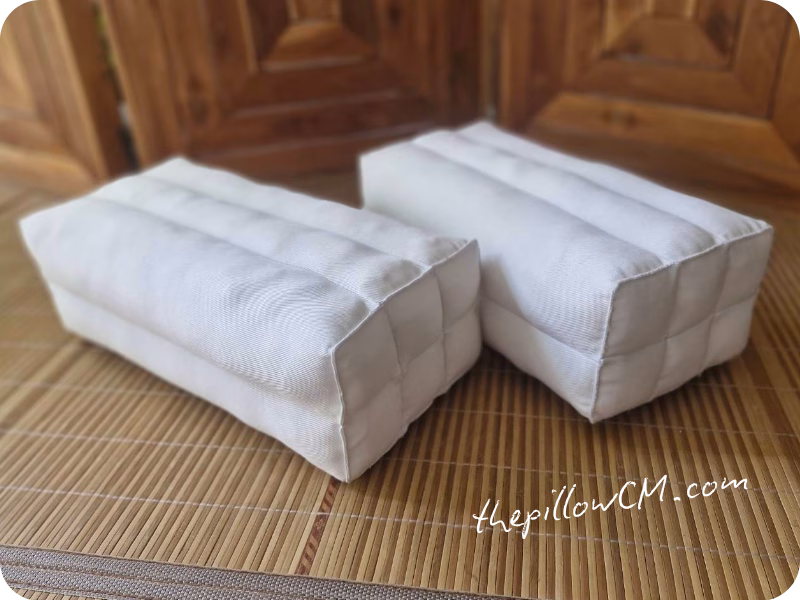 120626 traditional pillow 03 23 หมอนหกจากนุ่นธรรมชาติ ยัดแน่นเต็มทรง ผลิตทีละใบตามออเดอร์ลูกค้า