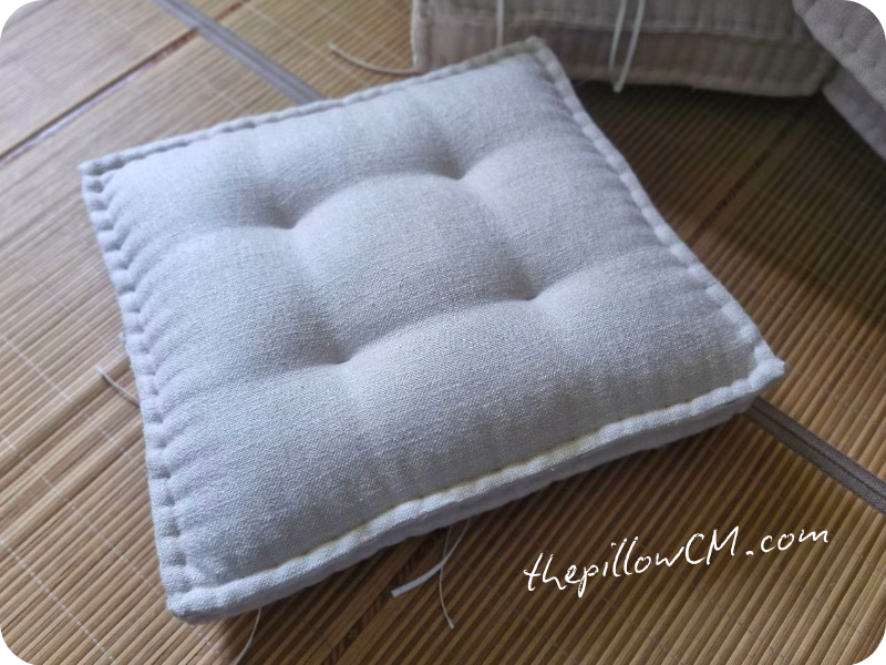 260626 custom dining chair cushion 01 130 เบาะนั่งเก้าอี้ห้องอาหารยัดนุ่นธรรมชาติ ดีไซน์มินิมอล นั่งสบาย ผลิตตามขนาดที่ต้องการ