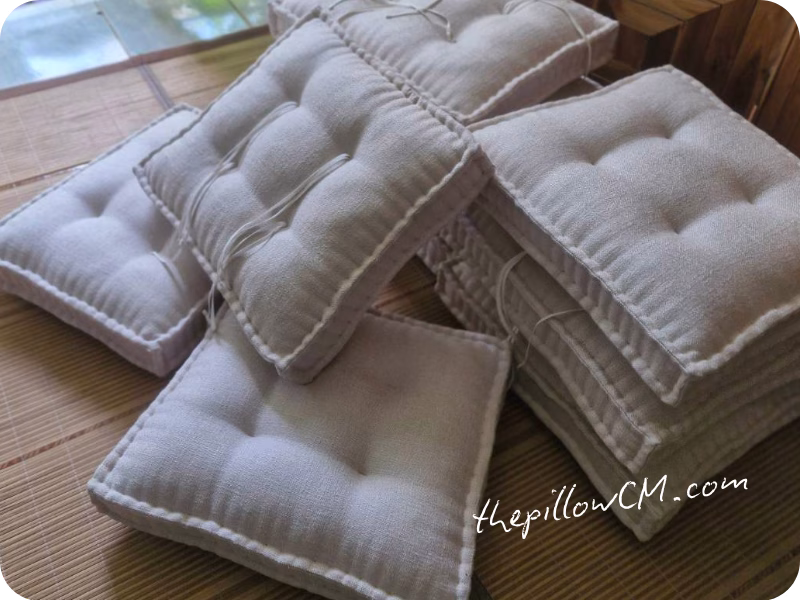 260626 custom dining chair cushion 04 134 เบาะนั่งสำหรับเก้าอี้ไม้ ยัดนุ่นเต็มใบ ช่วยเพิ่มความสบายและเข้ากับการตกแต่งบ้านสไตล์มินิมอล