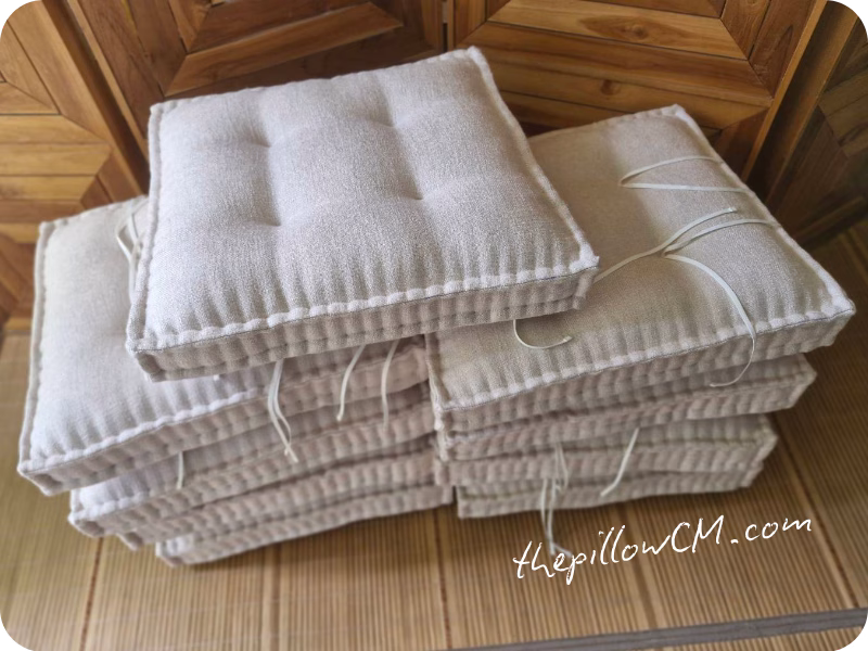 260626 custom dining chair cushion 06 136 เบาะรองนั่งเก้าอี้โต๊ะอาหาร ดีไซน์เรียบง่าย ยัดนุ่นธรรมชาติ นั่งสบายและใช้งานได้ทุกวัน