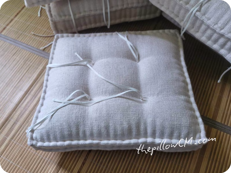 260626 custom dining chair cushion 09 131 เบาะรองนั่งเก้าอี้แบบสั่งทำ ยัดนุ่นธรรมชาติ นั่งสบาย ไม่ร้อนง่าย เหมาะสำหรับห้องอาหาร บ้าน คาเฟ่ และร้านอาหารที่ต้องการความเรียบง่าย