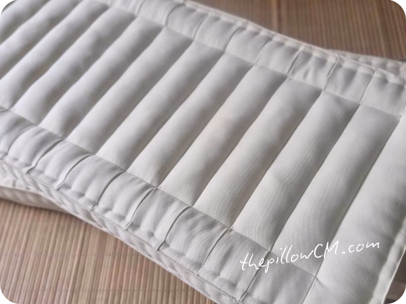 060726 bench pad 05 14 เบาะนั่งยาวสั่งทำสำหรับม้านั่ง ขนาด 40 x 200 ซม. หนา 3 นิ้ว ผ้าสีครีม Ivory ยัดนุ่นแน่น ดูเรียบหรู