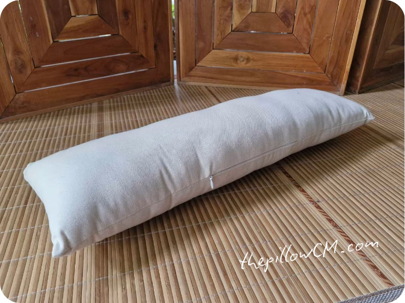 หมอน Pranayama ทรงแบน ยัดนุ่นธรรมชาติแท้ เหมาะสำหรับฝึกการหายใจและการผ่อนคลาย