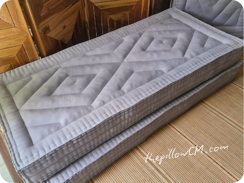 080926 plant fiber mattress w01 1 ที่นอนนุ่น 5 ฟุต หนา 6 นิ้ว ยัดนุ่นธรรมชาติ สั่งทำตามขนาด