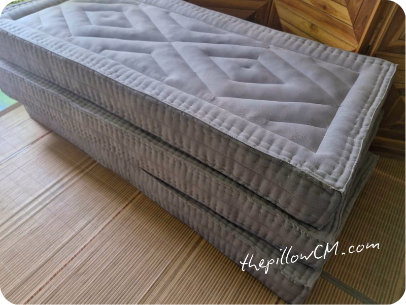 080926 plant fiber mattress w08 6 ที่นอนนุ่นทำตามขนาด 5 ฟุต หนา 6 นิ้ว ผลิตใหม่ทีละชิ้น