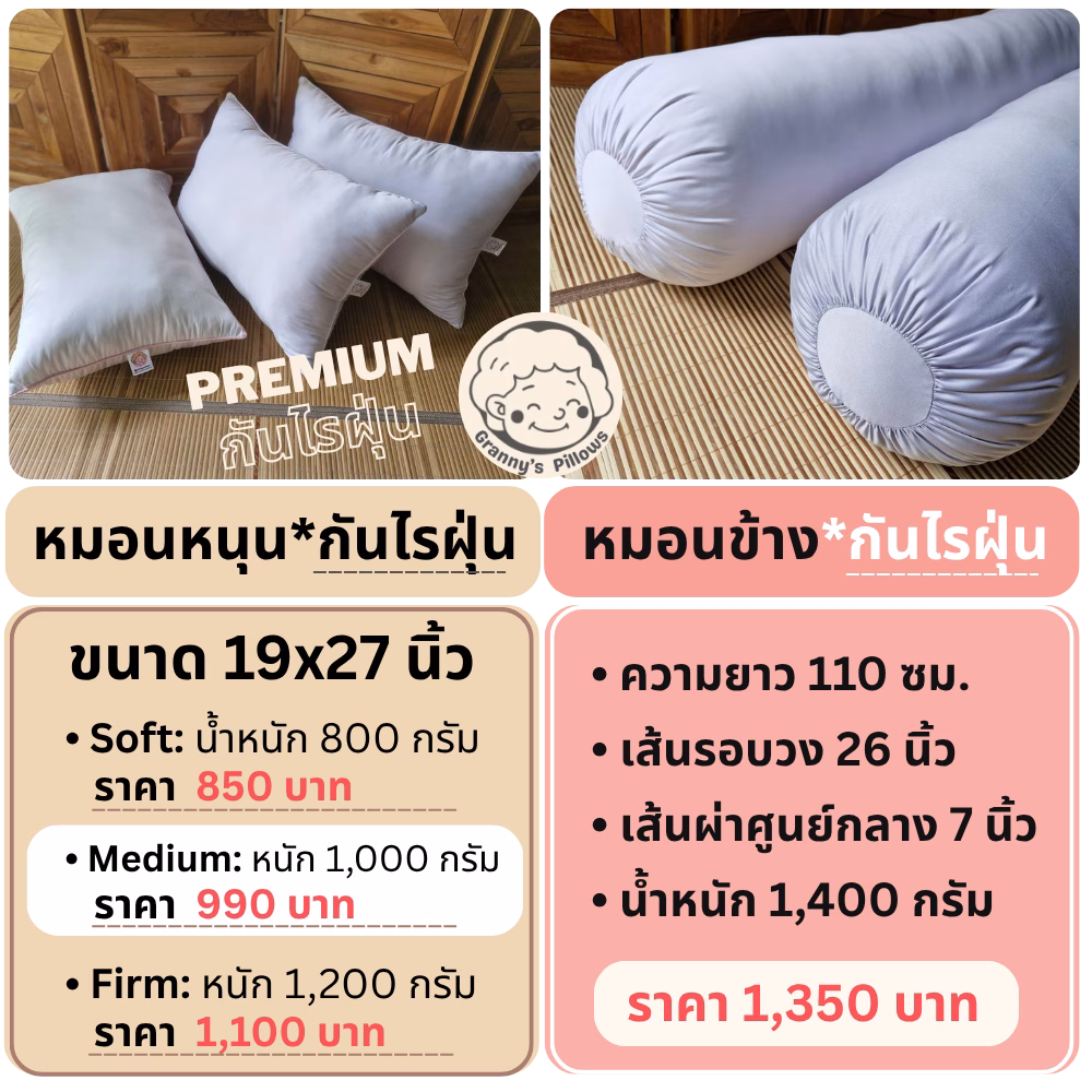pricing of premium pillow anti dust mite pillow