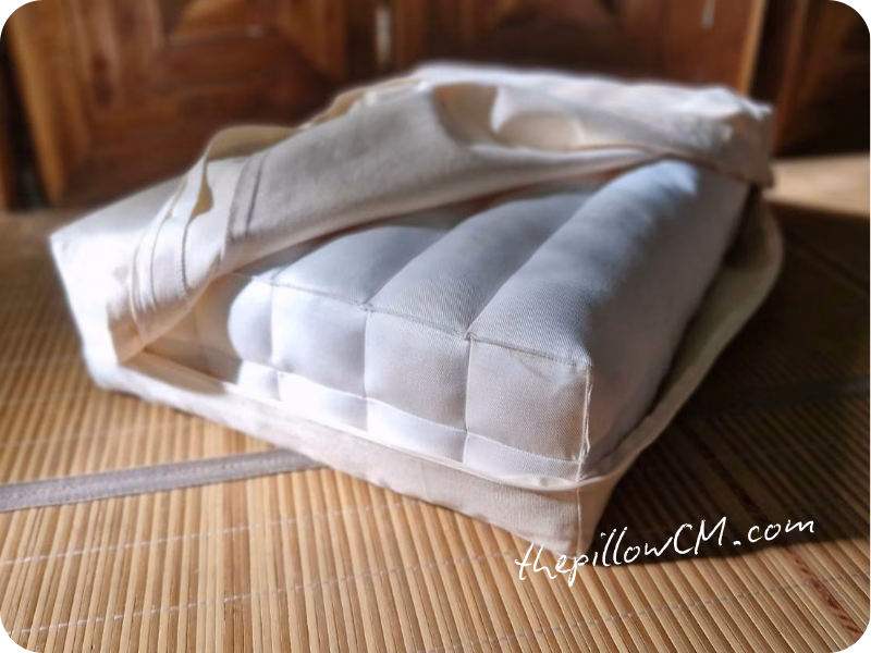 Custom Yoga Bolster ทรงสี่เหลี่ยม เย็บแบบไส้หมอนหกและยัดนุ่นแน่นทั่วทั้งชิ้น