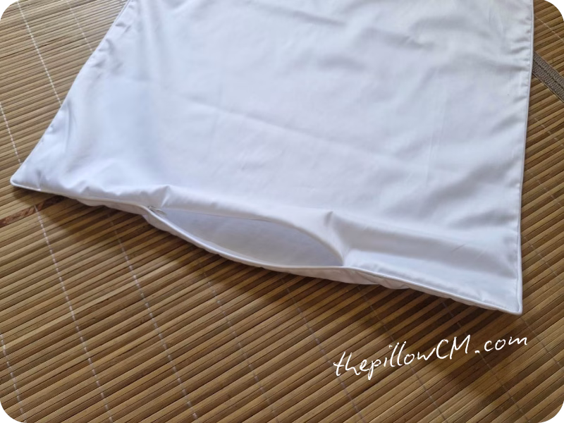ปลอกไส้หมอนสำหรับบรรจุนุ่น มีซิปเปิดเติมไส้หมอนได้