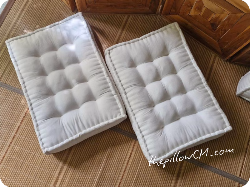 111026 seat cushion 01 159 เบาะนุ่นสำหรับนั่งพื้น หนา 5 นิ้ว ใช้จัดมุมนั่งเล่น