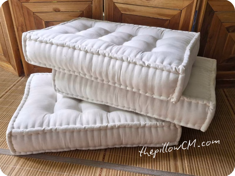 111026 seat cushion 04 158 เบาะนั่งพื้นหนา 5 นิ้ว ใช้รองนั่งในห้องนั่งเล่น